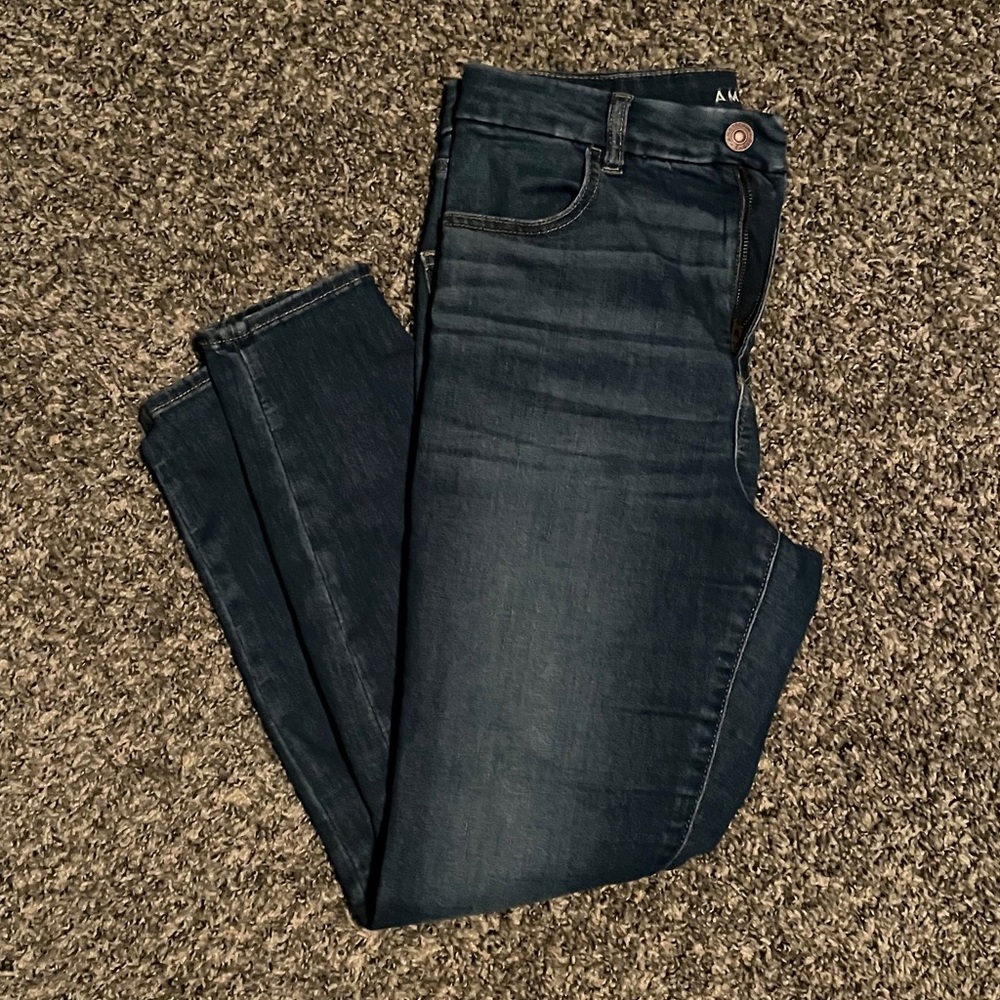 AE high waisted curvy jeggings